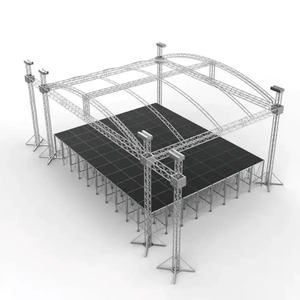 Sistema de Estructura de Aluminio <span class=keywords><strong>para</strong></span> Stand de Exhibición Portátil de 10x10, Tipo Pop-Up, <span class=keywords><strong>para</strong></span> Ferias Comerciales y Desfiles de Moda - Product Image 1