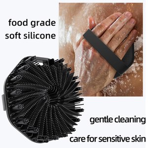 Commercio all'ingrosso della fabbrica del <span class=keywords><strong>Silicone</strong></span> Scrubber del corpo del massaggio spazzola da <span class=keywords><strong>bagno</strong></span> indietro esfoliante pulizia luffa spugne da doccia spazzola - Product Image 2
