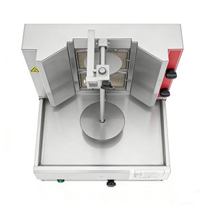 <span class=keywords><strong>Machine</strong></span> à shawarma professionnelle KOCHEF, gril à gaz propane, rôtissoire verticale pour <span class=keywords><strong>kebab</strong></span>, avec 2 brûleurs, en acier inoxydable, facile à nettoyer - Product Image 2
