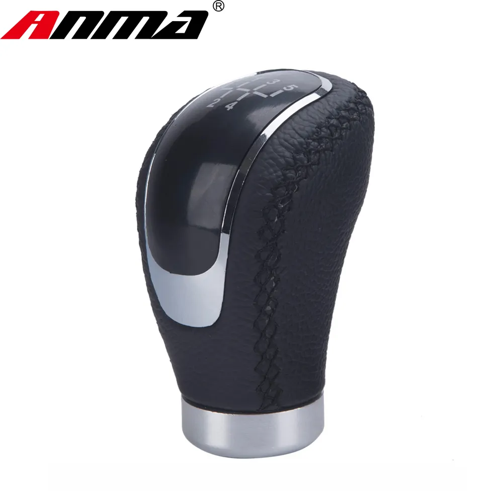 Universal Plastic & PU & Aluminum Car Manual Gear Shift Knob