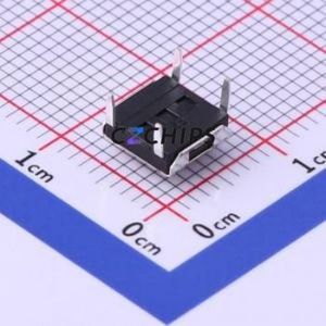 TC-1157-B-B Tactile Switch Through hole Component (THT) Switch Single Pole Single Throw Round Button 1.6N Through Hole - Product Image 2