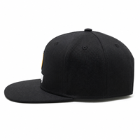 Gorra Plana de Algodón 100% para Hombre, Bordada con Jiu Jitsu, de 6 Paneles, con Cierre a Presión, para Deportes al Aire Libre Unisex