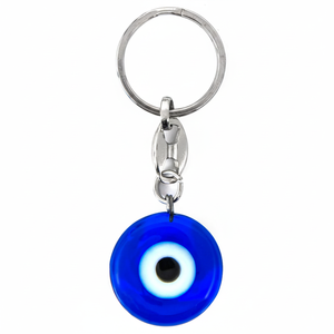 LLavero de cristal azul turco hecho a mano, llavero de recuerdo de ojo malvado - Product Image 2