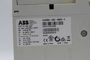 ACS355-03U-08A8-4 ACS355 ซีรีส์ 480V IP20 ไดรฟ์ปรับความถี่แปรผัน PLC - Product Image 4