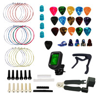 MY MUSIC Plan C Guitar Accessory Set Pick Capo Tuner Strings Changing Tool Hook in OPP Bag