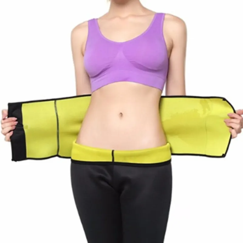 Wholesale Corset Body Neoprene Sweat Wrap Waist Trainer Cincher for Women Trimmer Belts Sweat Slimming Back Support Girdle