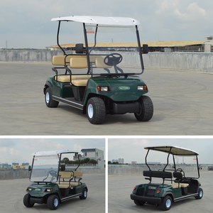 Voiture de golf électrique 4 roues 4 places 48V pour les centres de villégiature et les aéroports, avec batterie sans entretien et autonomie de 70-90 km - Product Image 3