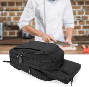 Free sample Factory Multi-Purpose Knife <b>Roll</b> <b>Bag</b> Professional Knife <b>Roll</b> Case with 7 Slots Portable Chef's Knife <b>Bag</b> - Product Image 1