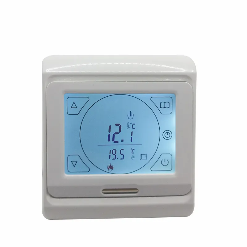 2023 New Electric LCD Screen Display Room Temperature Controller Electric Water Heating Thermostats