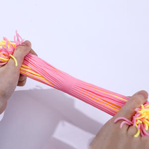 Juguete Antiestrés de TPR Suave, Macaron <span class=keywords><strong>Lara</strong></span> Musical, Creativo, de Ventilación, Modelo de Cuerda Elástica de Color Espagueti 008, para Edades de 7 a 35 Años - Product Image 5