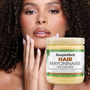 Crème hydratante biologique premium originale Africas Best, végane et à base de plantes, pour un traitement de soin profond des cheveux crépus et naturels. - Product Image 1