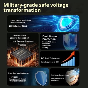 Bộ chuyển đổi điện áp Nhật Bản sang Mỹ 100V sang 120V, biến áp 220V sang 110V, lõi động cơ, linh kiện điện tử, máy móc - Product Image 5