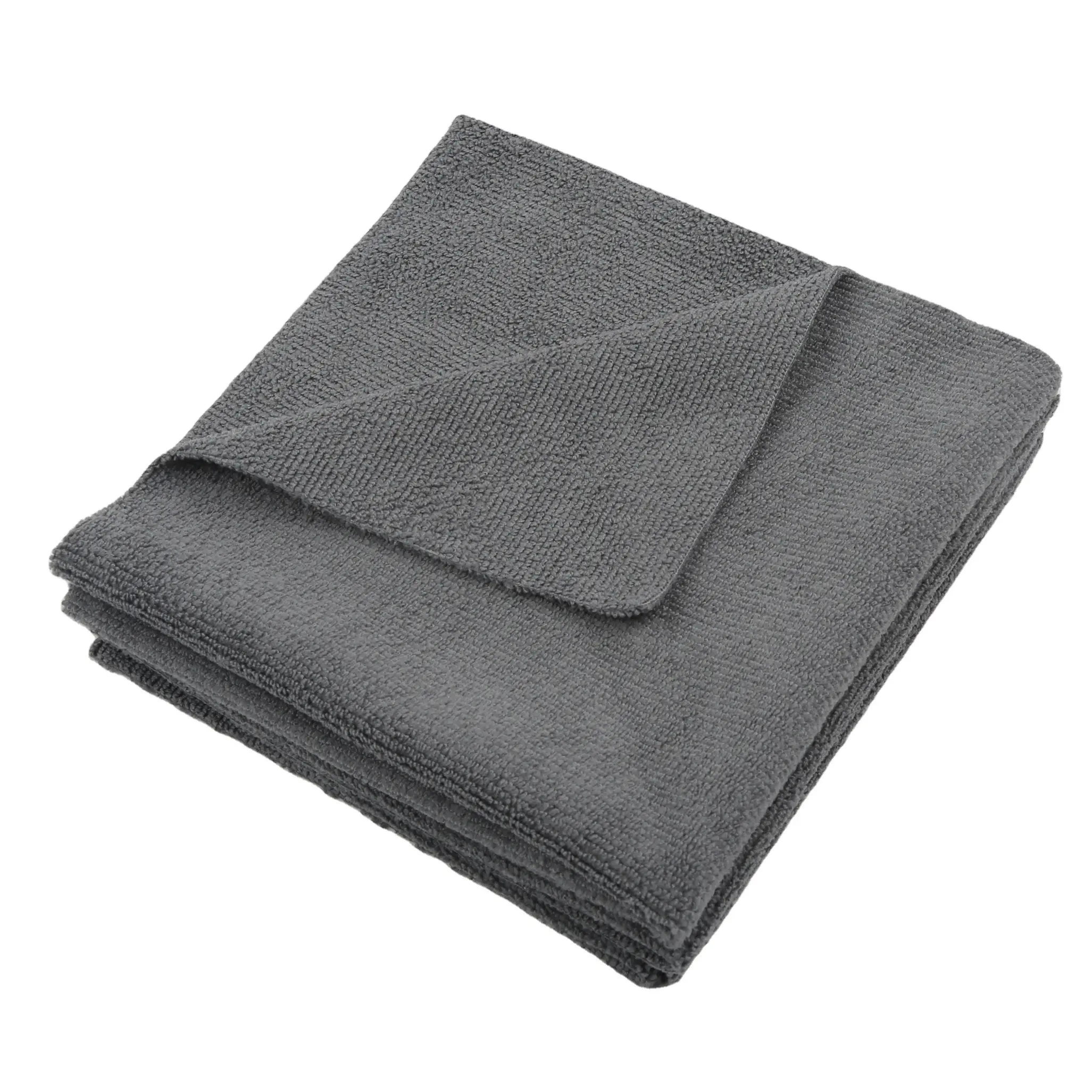 Ultra-fine Natural Bamboo Fiber Charcoal Dishcloth Microfiber Dish Towel Cleaning Cloth
