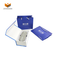 Ensemble complet de boîte d'emballage magnétique de luxe en carton personnalisé boîte d'emballage antichoc pour lunettes de soleil avec sac à provisions en papier pour cadeau