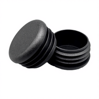 P&M GOFAI GF-R01 Bouchons d'extrémité ronds en plastique de 36 mm pour tubes en acier / Embouts de finition ronds de 35 mm pour tubes / Inserts pour tubes / Bouchons d'extrémité de tuyaux