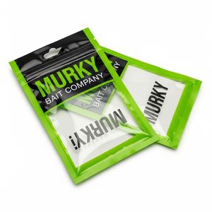 Bolsas de Embalaje para Anzuelos de Pesca, Impresión Personalizada, Resellables, con Cierre, Laminadas, de Plástico Suave, con Ventana Transparente - Product Image 1