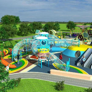 Combo de Balancín y Columpio, Equipo de Juegos sin Motor para Parques, Jardines de Infancia y Comunidades - Product Image 2