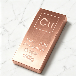 Barra de Cobre Industrial de Alta Pureza 999 Certificada, Sin Aleación, de 1 kg, con Servicios de Doblado, Corte y Soldadura - Product Image 3