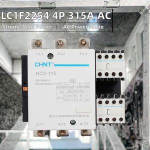 Contacteur AC triphasé modulaire LC1F2254 315A, modèles 24V, 110V, 120V, 220V, 230V, 240V, 380V, LC1F2254M7, LC1F2254P7, LC1F2254F7 - Product Image 1