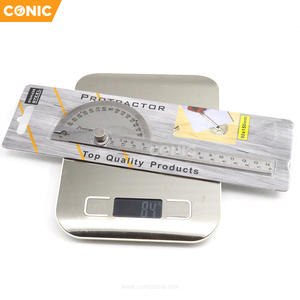Yüksek kalite 0-180 derece açı cetvel açı bulucu gonyometresi paslanmaz çelik iletki - Product Image 6