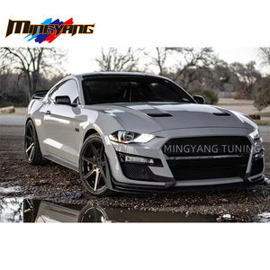 Kit de Conversión de Carrocería Mingyang Nuevo 2015-2016, Parachoques Delantero Facelift <span class=keywords><strong>Mustang</strong></span> GT500 con Orificios para Sensores de Asistencia de Estacionamiento, 1 Año de Garantía - Product Image 4