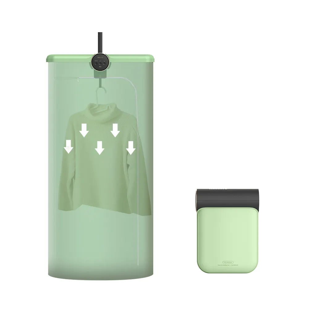 New smart frog design portatile asciugatrice appendiabiti elettrico asciugatrice ad aria per campeggio da viaggio per la casa