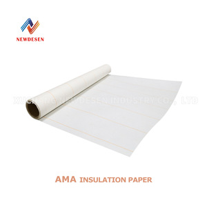 Papier isolant pour moteur XDSH 960 mm, épaisseur 0,15-0,50 mm, qualité F, résistant aux hautes températures, lignes orange - Product Image 4