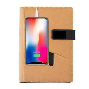 Libreta Personalizada con Banco de Energía y Logotipo LED, Diario Inteligente A5 con Carga Inalámbrica, Regalos Empresariales con Cable USB de Carga - Product Image 4