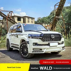 Mới Cho Lc200 Với Wald Rộng Cơ Thể Kit Phía Trước Và Phía Sau Sửa Đổi <span class=keywords><strong>Bumper</strong></span> Lắp Ráp Với Đèn ABS Nhựa - Product Image 3