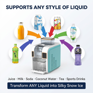 HONEYICE Ice Smoothie Machine SC-6202 Slushy Maker instantané avec entrée de bouteille pour Coke Milk et Soda Mixed Drinks - Product Image 4