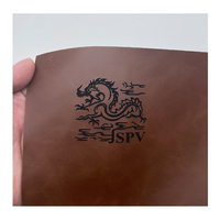 Feuilles de similicuir PU pailleté laserable, épaisses, avec support en tissu sans adhésif pour gravure laser