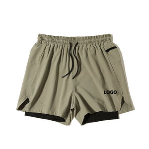 Short personnalisé ample à séchage rapide pour hommes, short de sport athlétique et de fitness avec cordon de serrage - Product Image 5