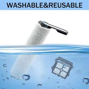 Remplacement des rouleaux brosse et des filtres compatibles avec l'aspirateur sans fil <span class=keywords><strong>Tineco</strong></span> <span class=keywords><strong>S5</strong></span> / <span class=keywords><strong>S5</strong></span> Pro /<span class=keywords><strong>S5</strong></span> Pro 2 / <span class=keywords><strong>S5</strong></span> Blue Wet Dry - Product Image 5