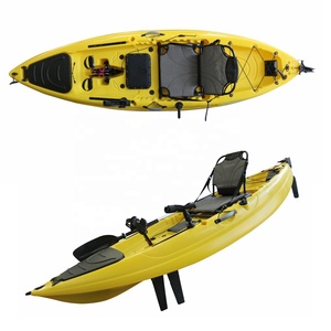 Hotwind 1 personne <span class=keywords><strong>Kayak</strong></span> gonflable <span class=keywords><strong>pas</strong></span> <span class=keywords><strong>cher</strong></span> prix célibataire palmes de pêche pédale LLDPE PE Ningbo Sports nautiques soutien 10 pieds pédale - Product Image 1