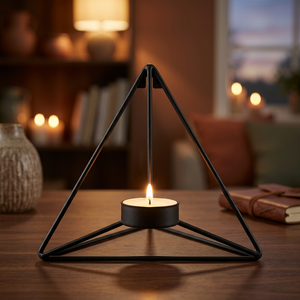 2024 Best Selling Iron T <b>Light</b> Candle Holder Wholesale Aluminium Candle Stands for Living Room Home Decoration - Product Image 5