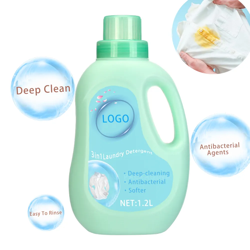 OEM/ODM grosir 1.2L aroma alami organik sabun cuci sutra bayi deterjen cair