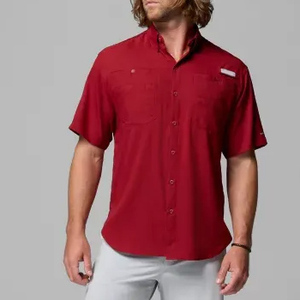 เสื้อเชิ้ตตกปลาพิมพ์ลายฮาวายแบบมีฮู้ดติดกระดุม น้ำหนักเบา ระบายอากาศได้ดี ลายปลาทูน่าสดใส สไตล์บาหลี ป้องกันรังสียูวี - Product Image 2