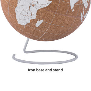 Globe terrestre <span class=keywords><strong>en</strong></span> liège avec des épingles à tête plate, vente <span class=keywords><strong>en</strong></span> gros, artisanat éducatif, ornement, globe terrestre <span class=keywords><strong>en</strong></span> liège pour la maison et l'école, article décoratif de géographie - Product Image 6