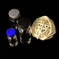 Flacons en verre tubulaire transparents 2ml 3ml 5ml 10ml 15ml – Bouteilles en verre en gros pour solution de lentilles de contact et emballage cosmétique
