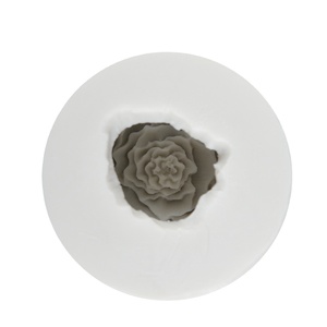 Molde de Silicona para Velas de San Valentín y Bodas, Molde 3D de Flores para Decoración de Pasteles de Chocolate y Fondant - Product Image 1