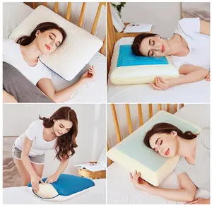 Cuscino in Gel di raffreddamento cuscino in Memory Foam per dormire cuscino di raffreddamento per schiena laterale e dormiente allo stomaco