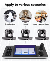 Controlador de Joystick para Videoconferencias Anywii, Cámara PTZ SDI, Cámara de Transmisión 4K, Cámara PTZ NDI PoE para Transmisión en Vivo con Controlador