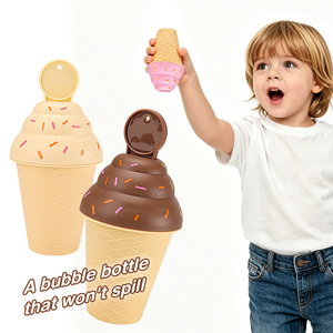 Wanna Bubbles ODM OEM Vente en gros Jouet bâton à bulles de crème glacée sans désordre avec solution à bulles en sachet de 50 ml pour enfants, pour jeux d'été en extérieur - Product Image 1