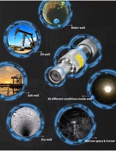 공장 제작 고품질 360도 회전 광각 야간 투시 시추공 카메라 우물 검사 카메라 지하 카메라 220V - Product Image 4