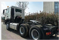 Camion tracteur d'occasion Sinotruk HOWO TX 6x4, tête motrice, moteur diesel Weichai Euro 2, suspension pneumatique gauche, caméra arrière
