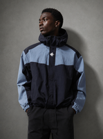 Veste bomber sportive légère en nylon ripstop 100 %, résistante à l'eau, respirante, avec fermeture éclair, pour homme, motif sur le devant