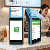 Terminal de point de vente portable FYJ-Q2 Android 14 avec batterie 10000mAh, imprimante thermique 58mm, écran tactile 5,5 pouces, machine de point de vente mobile portable