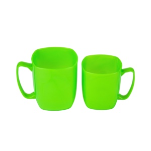 Vaso Reutilizable de Pared Simple, Portátil, de 460 ml, Multiusos, con Asa, Material PP Duradero, Impresión por Transferencia de Calor, Personalizable - Product Image 2