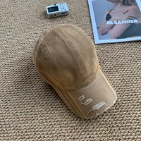 Nueva Gorra de Béisbol Vintage con Efecto Tie-Dye y Color Sólido para Hombre y Mujer