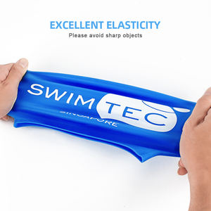 Grosir dicetak silikon topi renang untuk pria wanita anak-anak gratis telinga Plug dan hidung klip termasuk - Product Image 6